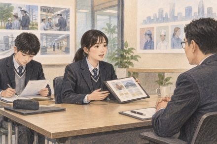 기업 둘러본 전북 직업계고 학생들, 희망 기업 현장면접